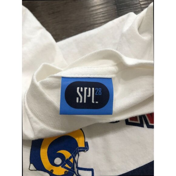 Vintage 2000 St. Louis Rams Super Bowl Champions Mens XL White T Shirt - Picture 3 of 6